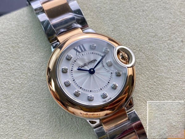 BALLON BLEU DE 33-36 MM W3BB0005 V6 FACTORY WHITE DIAL - 图片 2