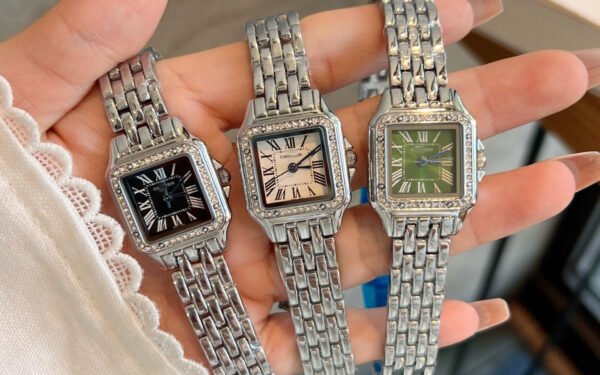 SANTOS DE WSSA0039959696 V6 FACTORY CARBON Silver by S-Watch 22MM - 图片 2