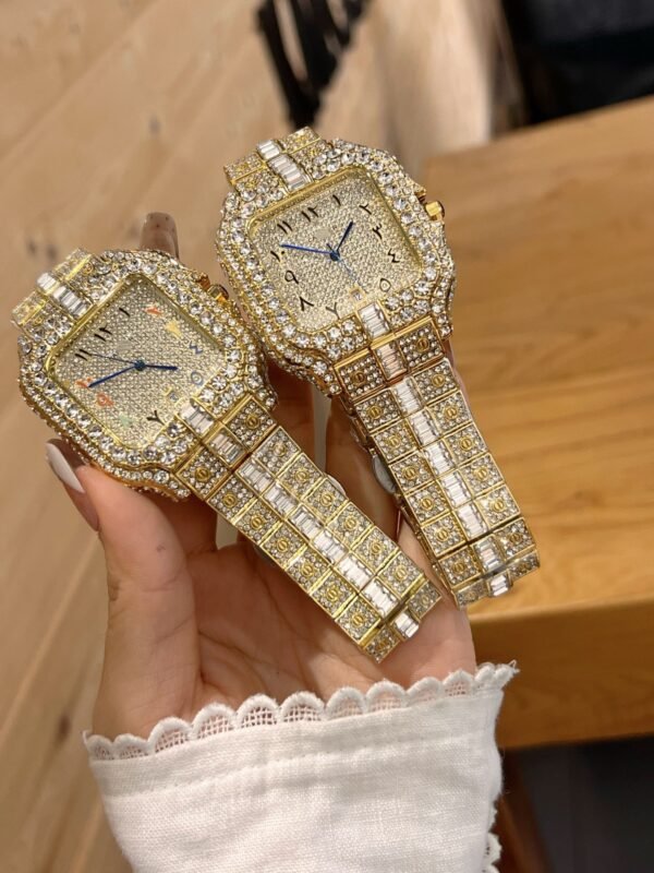 Super Cool All Diamond FACTORY CARBON PLATING Full Diamond By S-Watch 40MM
