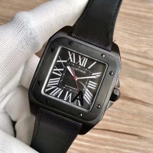 SANTOS 100 XL WSSA0006 V6 FACTORY BLACK DIAL - 图片 2