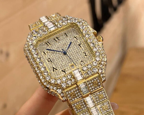 Super Cool All Diamond FACTORY CARBON PLATING Full Diamond By S-Watch 40MM - 图片 7