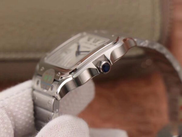 SANTOS WSSA0029 BV FACTORY SILVER WHITE DIAL - 图片 3