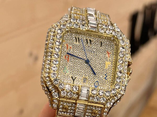 Super Cool All Diamond FACTORY CARBON PLATING Full Diamond By S-Watch 40MM - 图片 4