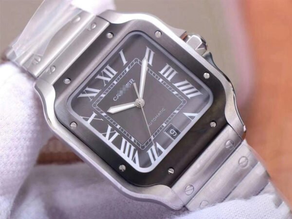 SANTOS DE LARGE WSSA0037 V6 FACTORY GRAY DIAL - 图片 3