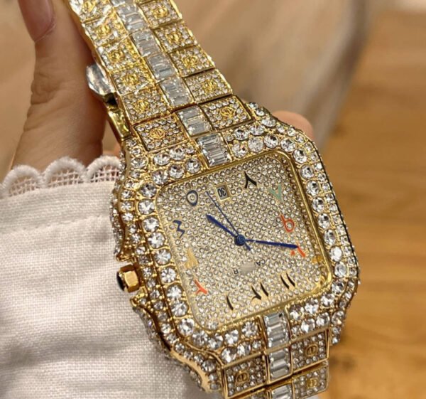 Super Cool All Diamond FACTORY CARBON PLATING Full Diamond By S-Watch 40MM - 图片 3