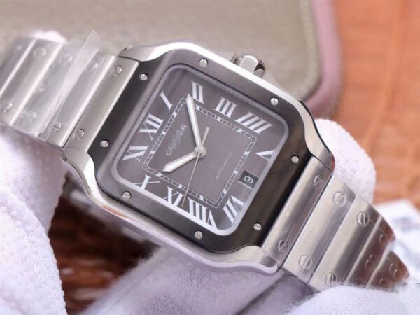 SANTOS DE LARGE WSSA0037 V6 FACTORY GRAY DIAL - 图片 2