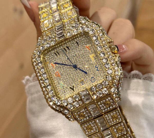 Super Cool All Diamond FACTORY CARBON PLATING Full Diamond By S-Watch 40MM - 图片 5