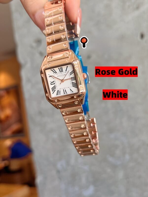 SANTOS DE WSSA00499156184 V6 FACTORY CARBON Rose gold by S-Watch 36MM - 图片 2
