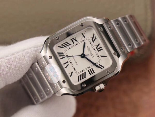 SANTOS WSSA0029 BV FACTORY SILVER WHITE DIAL - 图片 5