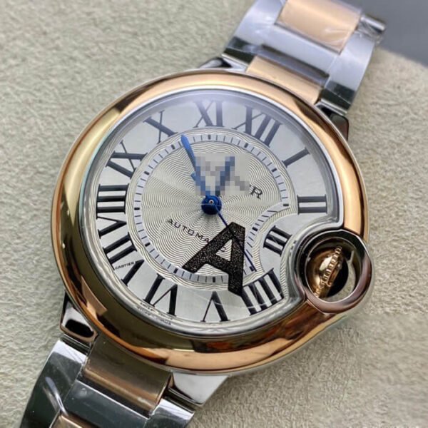 BALLON BLEU DE W2BB0023 33-36 MM V6 FACTORY SILVER STRAP - 图片 2