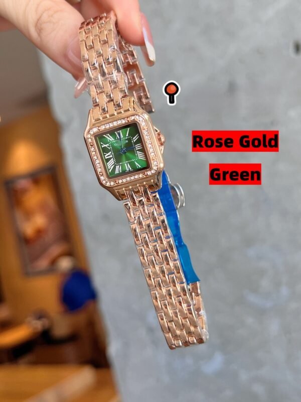 SANTOS DE WSSA0039959697 V6 FACTORY CARBON Rose Color by S-Watch 22MM - 图片 3
