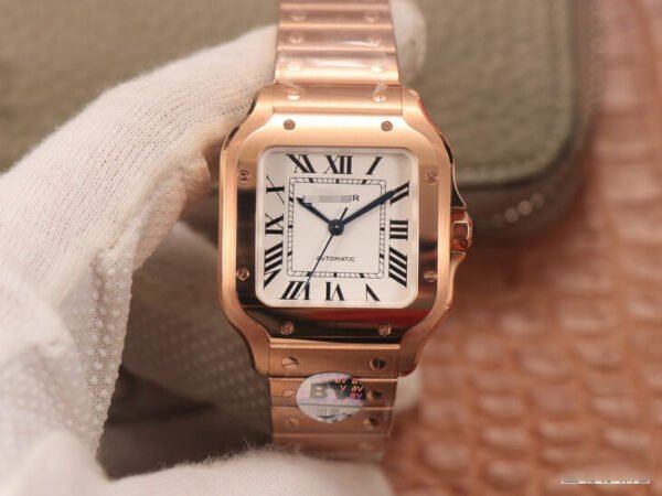 SANTOS WSSA0010 BV FACTORY ROSE GOLD CASE 40MM