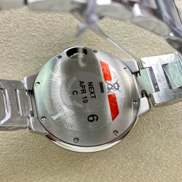 BALLON BLEU DE WE902074 33-36 MM V6 FACTORY SILVER STAINLESS STEEL STRAP - 图片 3