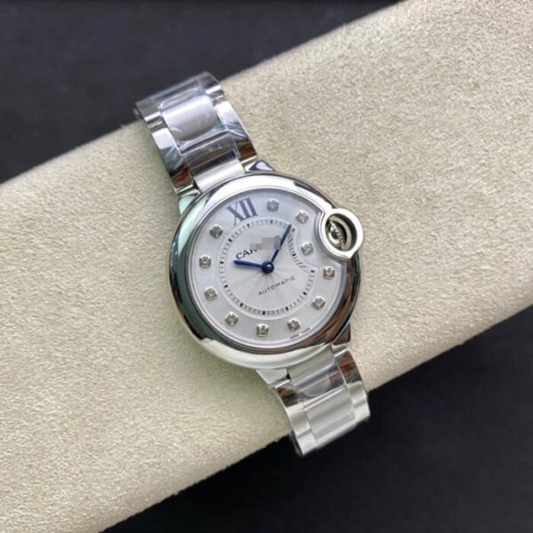 BALLON BLEU DE WE902074 33-36 MM V6 FACTORY SILVER STAINLESS STEEL STRAP - 图片 2