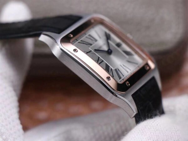 SANTOS DUMONT W2SA0017 F1 FACTORY SILVER DIAL - 图片 4