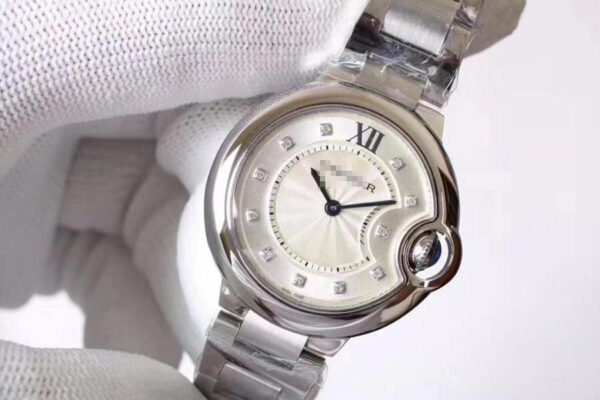 BALLON BLEU DE WE9020 33-36 MM V6 FACTORY WHITE DIAL - 图片 4